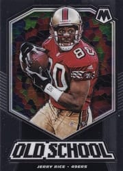 2020 Panini Mosaic Old School Jerry Rice #OS4 card