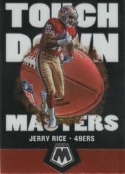 2020 Panini Mosaic Touchdown Masters Jerry Rice #TM5 card