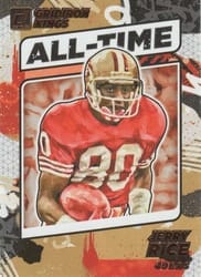 2021 Donruss All-Time Gridiron Kings Jerry Rice #AT-13 card
