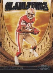 2021 Panini Contenders Gladiators Jerry Rice #GLD-JRI card