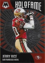 2021 Panini Mosaic HoloFame Jerry Rice #14 card