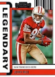 2022 Panini Contenders Legendary Contenders Jerry Rice #LGD-JRI card