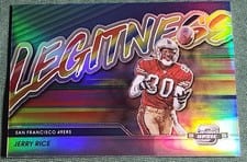 2022 Panini Contenders Optic Legitness Jerry Rice #L-19 card