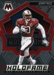 2022 Panini Mosaic HoloFame Jerry Rice #HF-9 card