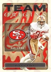 2022 Panini Origins Team Origins Jerry Rice #TO-9 card