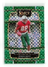 2022 Panini Select Draft Picks Jerry Rice Green #53 card