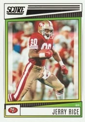 2022 Score Base Set Jerry Rice #170 card