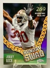 2024 Topps Chrome Sunday Swag Jerry Rice #SS-3 card