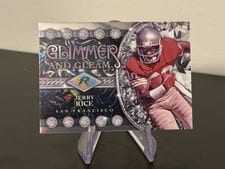 2024 Topps Resurgence Glimmer and Gleam Jerry Rice #GG-16 card