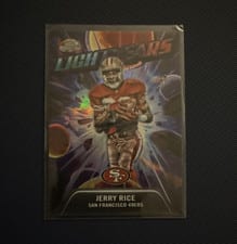 2025 Topps Cosmic Chrome Light Years Jerry Rice #LY-12 card