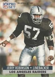 1991 Pro Set Base Set Jerry Robinson #548 card