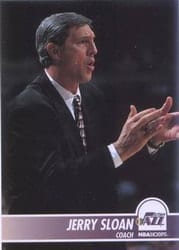 1994-95 Hoops Base Set Jerry Sloan #295 card