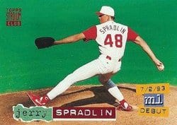 1994 Stadium Club Base Set Jerry Spradlin #56 card