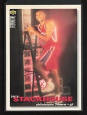 1995-96 Collector's Choice Base Set Jerry Stackhouse #220 card