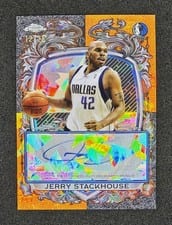 2025-26 Topps Chrome Sapphire Signature Style Jerry Stackhouse #SS-JSH card
