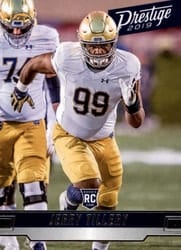 2019 Panini Prestige Base Set Jerry Tillery #203 card