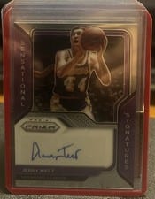 2020-21 Panini Prizm Sensational Signatures Jerry West #SS-JWS card