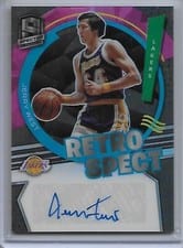2021-22 Panini Spectra RetroSpect Autographs Jerry West #RSA-JWS card