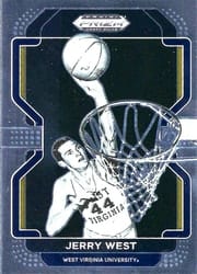 2022 Panini Prizm Draft Picks Base Set Jerry West #24 card