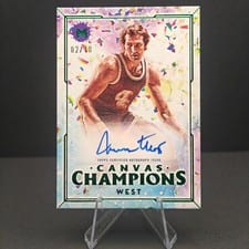 2023-24 Topps Motif Canvas Champions Autographs Jerry West #CCA-JW