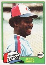 1981 Topps Base Set Jerry White #42 card