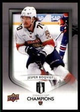 2025 Upper Deck Stanley Cup Champions Jesper Boqvist #18 card