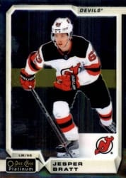 2018-19 O-Pee-Chee Platinum Base Set Jesper Bratt #86 card