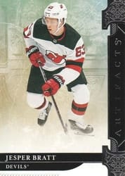 2019-20 Upper Deck Artifacts Base Set Jesper Bratt #56 card