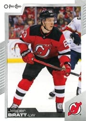 2020-21 O-Pee-Chee Base Set Jesper Bratt #212 card