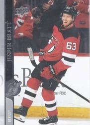2020-21 Upper Deck Base Set Jesper Bratt #361 card