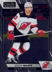 2023-24 O-Pee-Chee Platinum Base Set Jesper Bratt #184 card