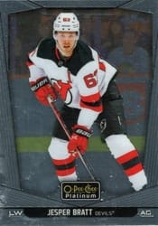 2024-25 O-Pee-Chee Platinum Base Set Jesper Bratt #63 card