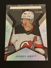 2025-26 Upper Deck Black Diamond Diamond Stars Jesper Bratt #BDS-JB card