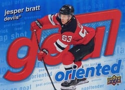2025-26 Upper Deck Goal Oriented Jesper Bratt #GO-6 card