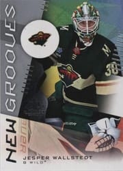 2024-25 SP Game Used New Grooves Jesper Wallstedt #NG-8 card