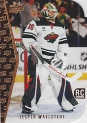 2024-25 Upper Deck 1994-95 Rookie Tribute Die Cuts Jesper Wallstedt #RDT-9 card