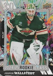 2024-25 Upper Deck 2024-25 Rookie Class Jesper Wallstedt #RC-30 card
