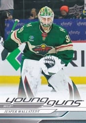 2024-25 Upper Deck Base Set Jesper Wallstedt #202 card