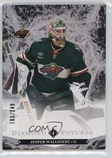 2024-25 Upper Deck Black Diamond Diamond Futures Jesper Wallstedt #BDF-JW card