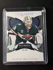 2024-25 Upper Deck Ice Exquisite Collection Rookies Refined Jesper Wallstedt #RR-6 card