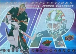 2024-25 Upper Deck Rookie Reflections Jesper Wallstedt #RR-15 card