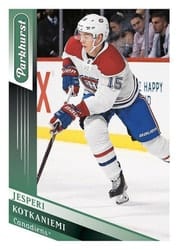 2019-20 Parkhurst Base Set Jesperi Kotkaniemi #197 card