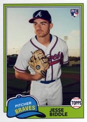 2018 Topps Archives Base Set Jesse Biddle #256 card