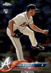 2018 Topps Chrome Update Base Set Jesse Biddle #HMT10 card