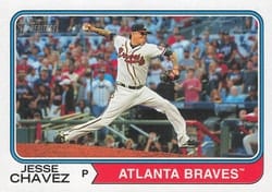 2023 Topps Heritage Base Set Jesse Chavez #120 card