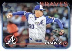 2024 Topps Update Base Set Jesse Chavez #US301 card