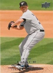 2008 Upper Deck Base Set Jesse Litsch #33 card