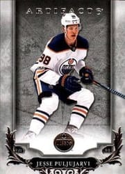 2018-19 Upper Deck Artifacts Base Set Jesse Puljujarvi #55 card