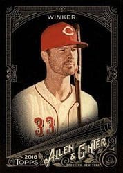 2018 Topps Allen & Ginter X Base Set Jesse Winker #241 card