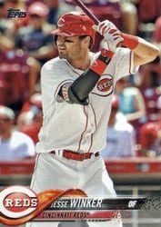 2018 Topps Base Set Jesse Winker #581 card